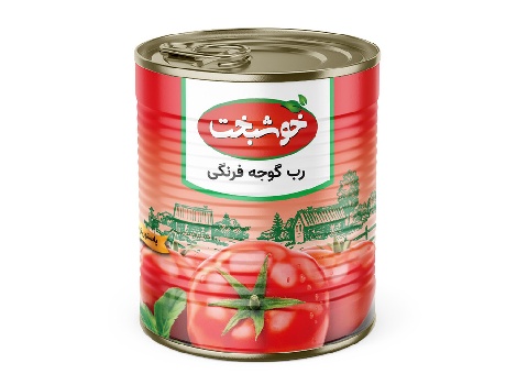 قیمت خرید رب گوجه فرنگی خوشبخت عمده به صرفه و ارزان